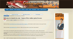 Desktop Screenshot of guitarcats.com